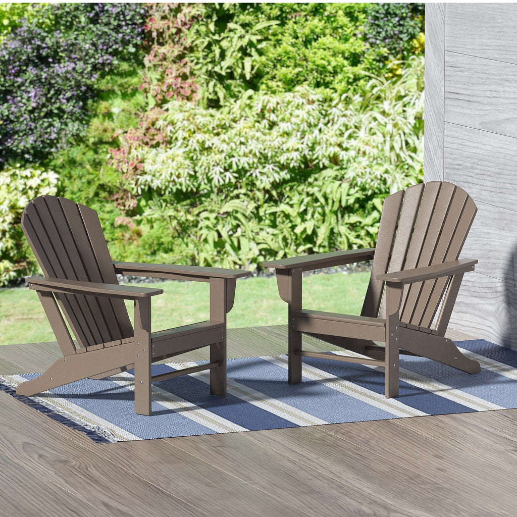 Chaises Adirondack Polytrends Altura Outdoor écologiques toutes saisons (lot de 2)