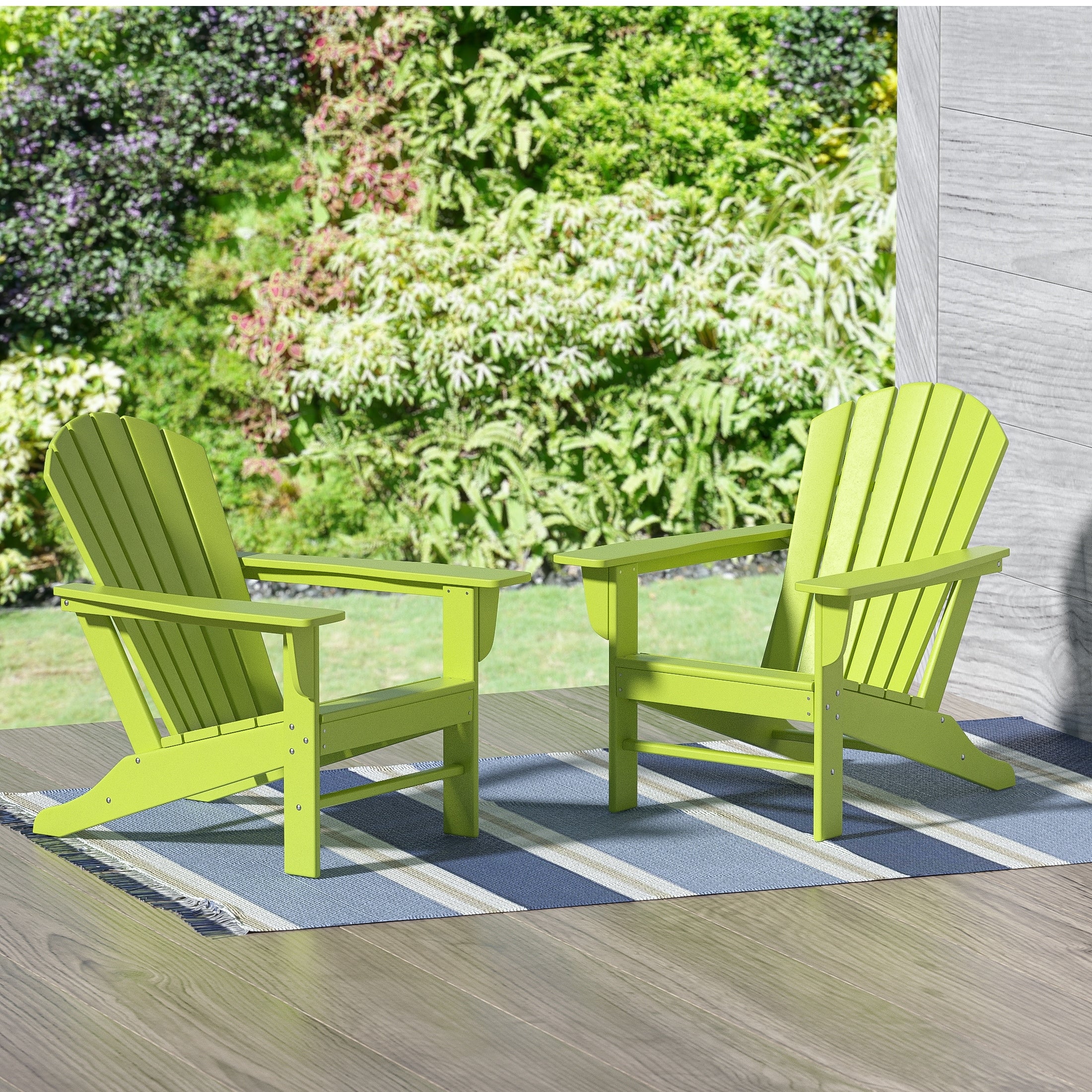 Chaises Adirondack Polytrends Altura Outdoor écologiques toutes saisons (lot de 2)