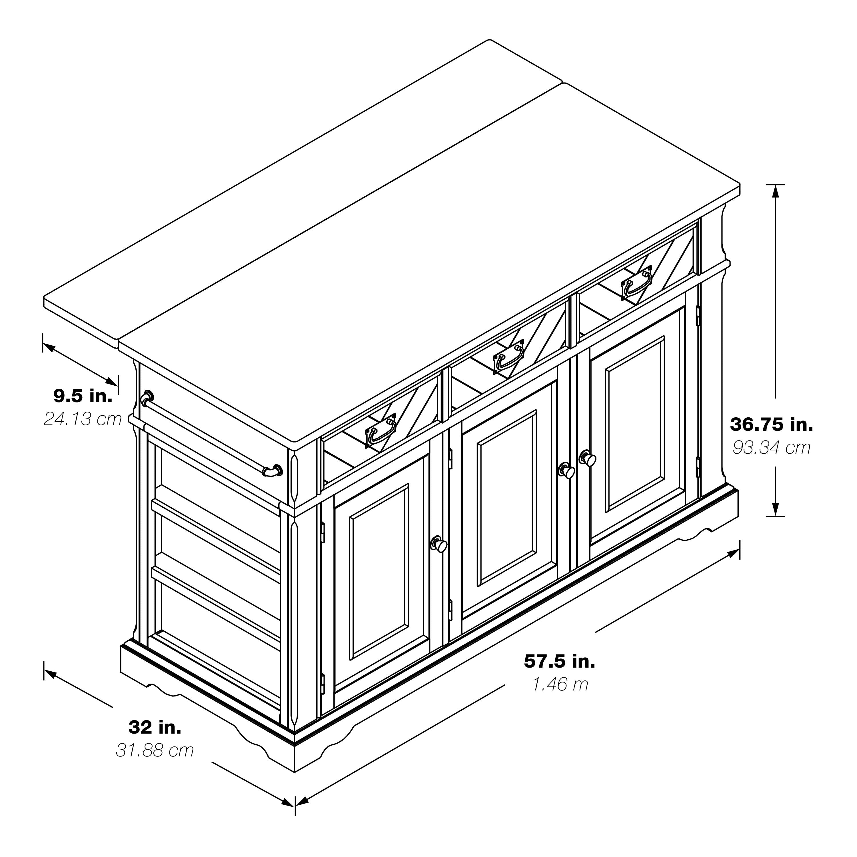 Îlot de cuisine Palisade