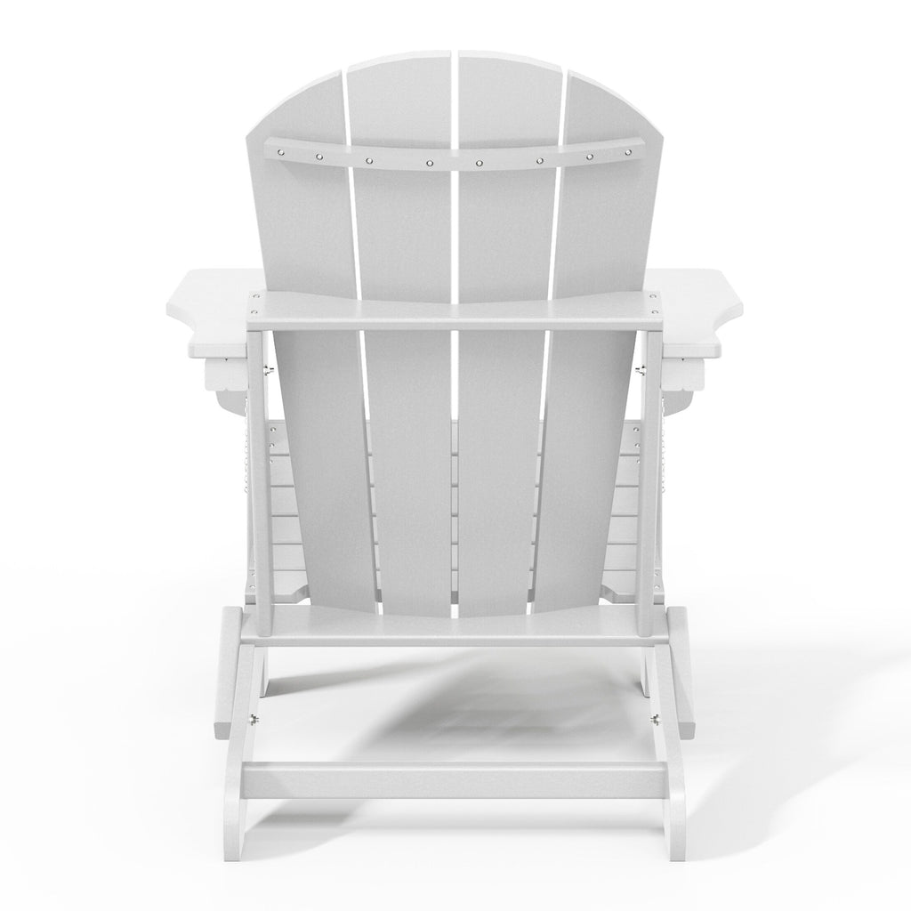 Chaises pliantes Adirondack Polytrends Laguna résistantes aux intempéries (lot de 2)