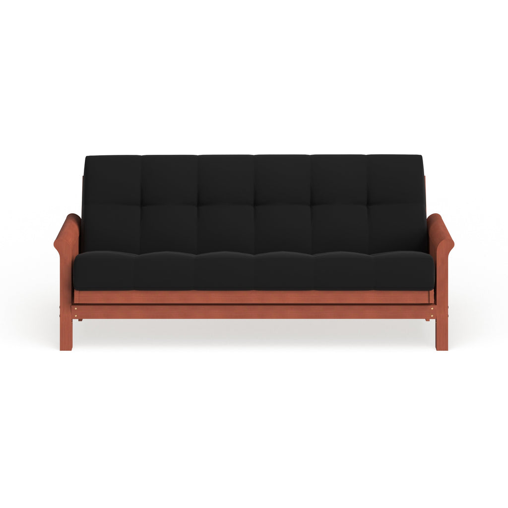 Matelas futon en sergé de 10 pouces d'épaisseur (simple, double ou grand lit)