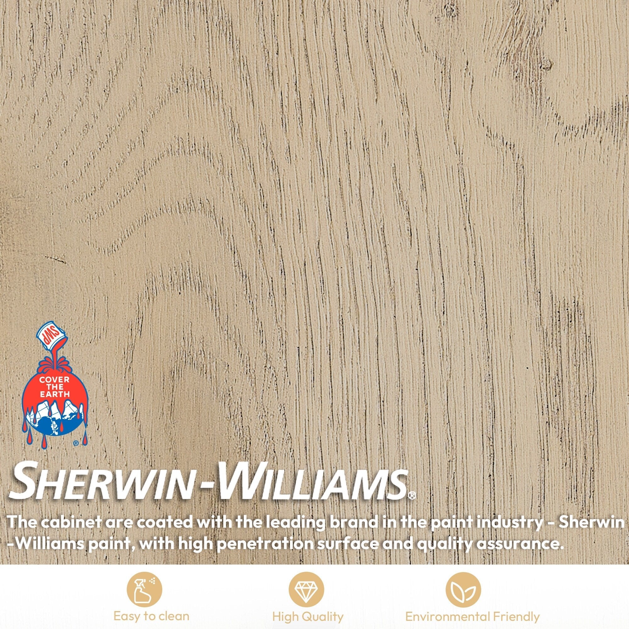 Meuble-lavabo Porto avec dessus en quartz blanc sans miroir