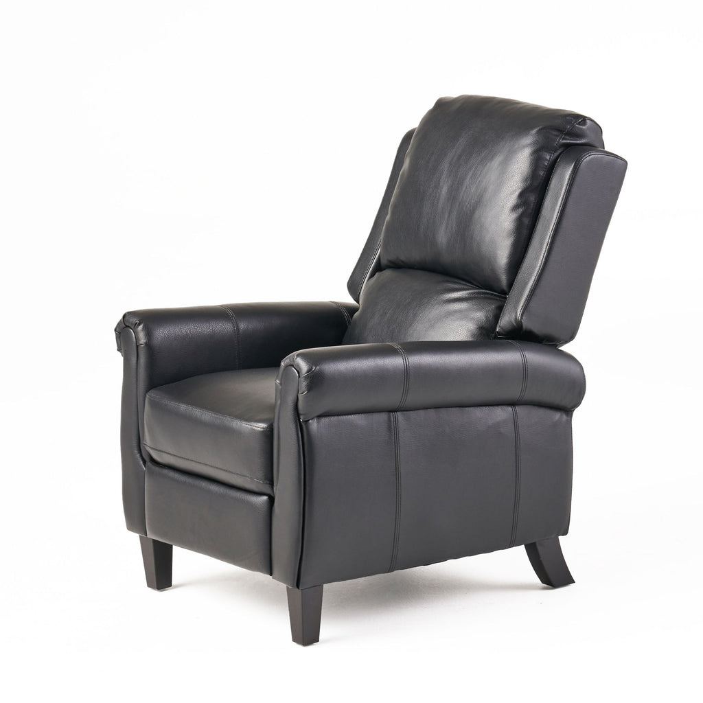 Fauteuil inclinable en cuir PU ultra-confortable Roomfitters, fauteuil inclinable luxueux pour salon ou chambre à coucher