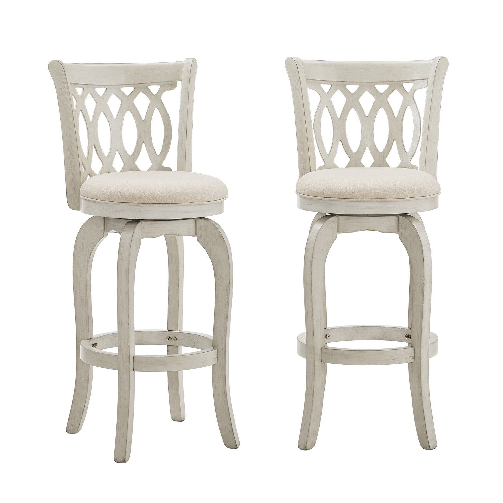 Tabouret de bar pivotant à dossier à défilement Rovinj