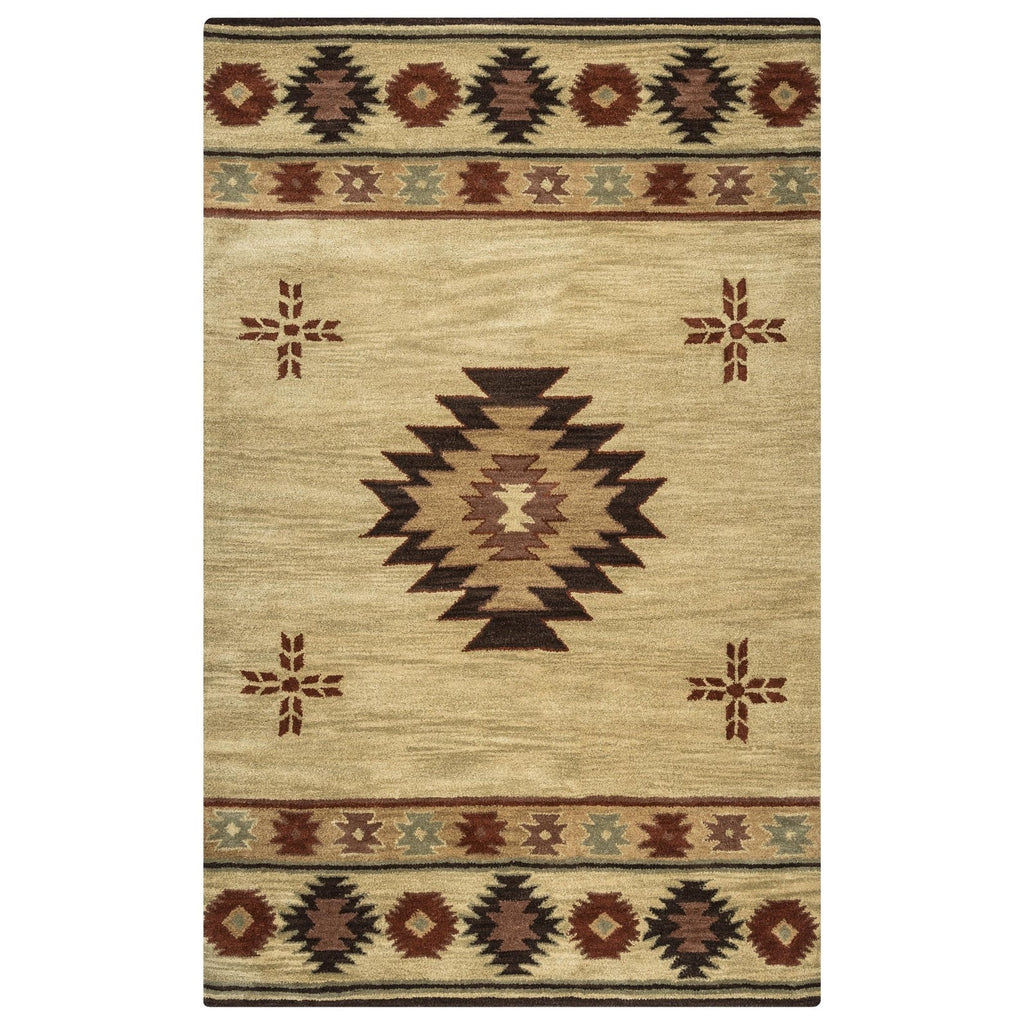 Tapis en laine touffeté à la main Alora Decor Ryder Southwestern
