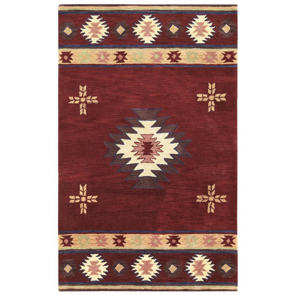 Tapis en laine touffeté à la main Alora Decor Ryder Southwestern