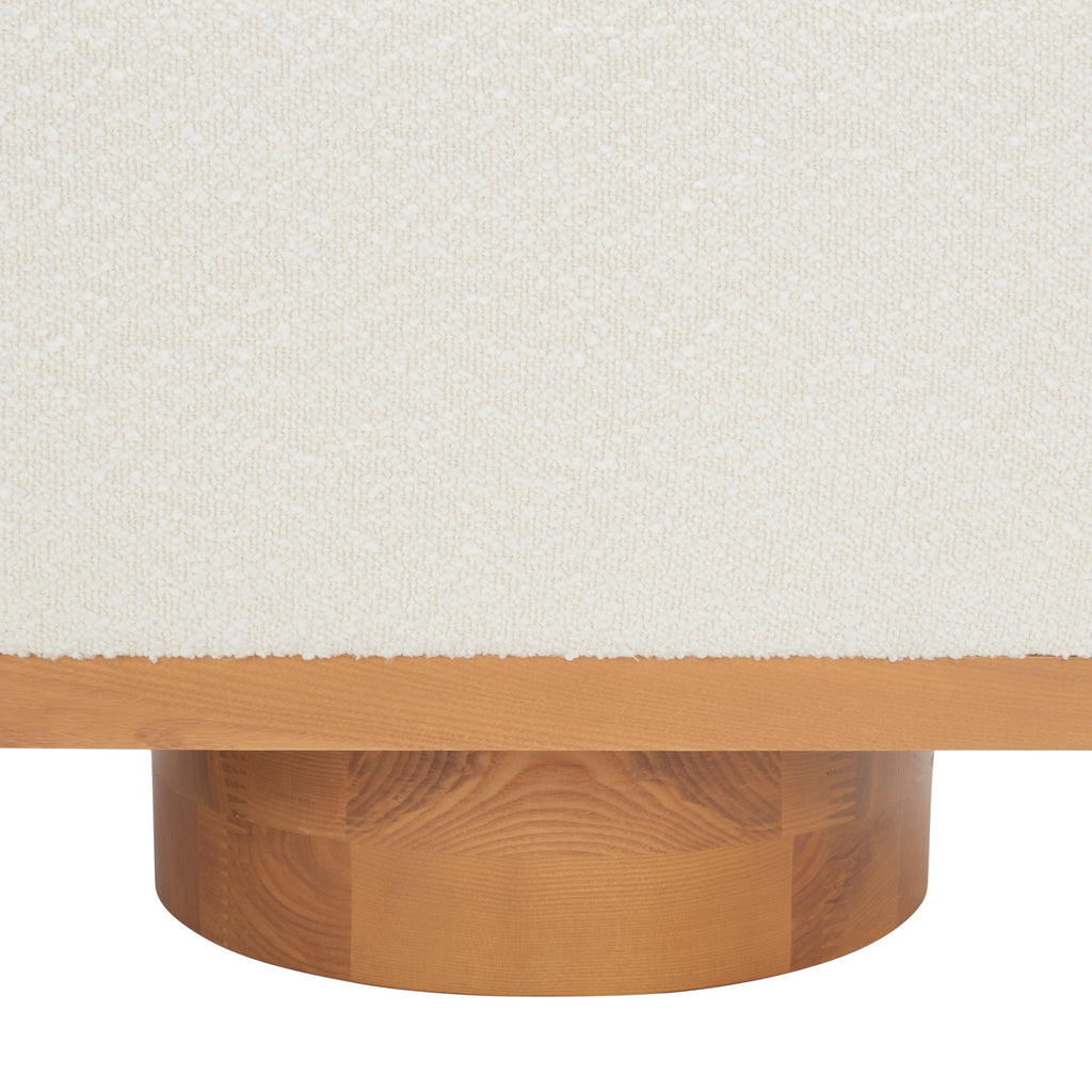 Banc de rangement SAFAVIEH Couture Sunneva Boucle - 61 po L x 20 po P x 19 po H - 61 L x 20 P x 19 H