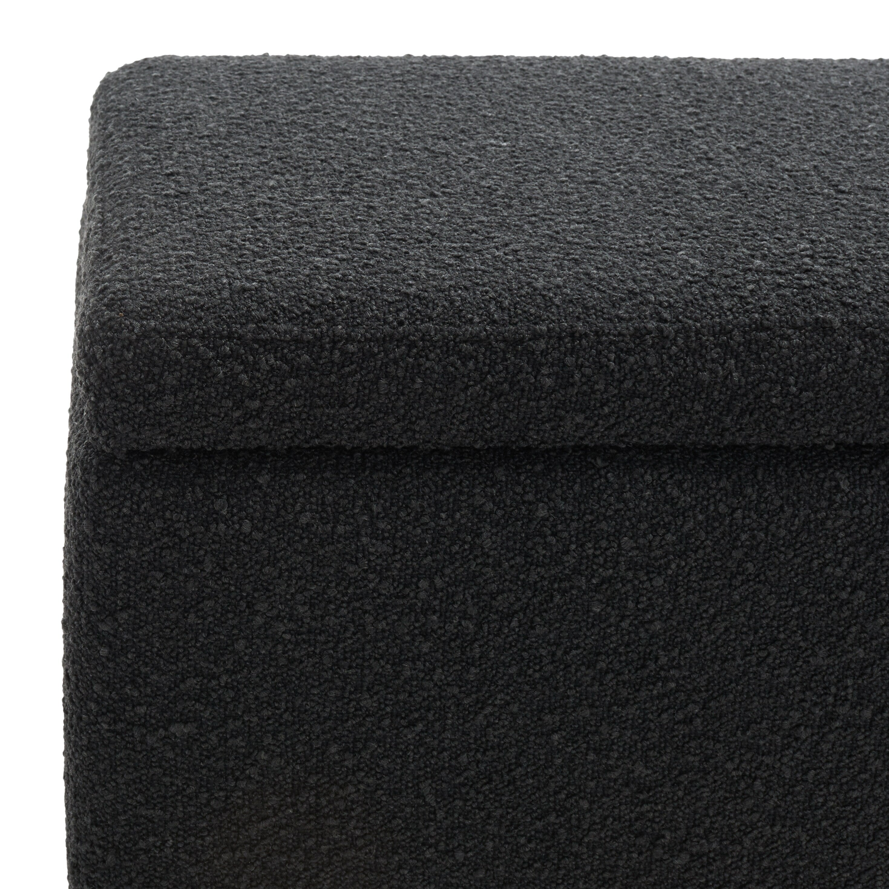 Banc de rangement SAFAVIEH Couture Sunneva Boucle - 61 po L x 20 po P x 19 po H - 61 L x 20 P x 19 H