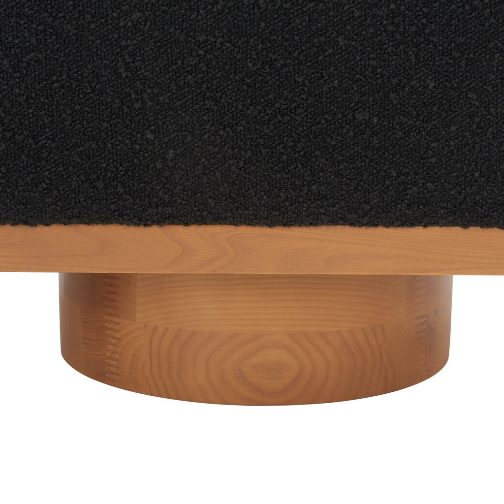 Banc de rangement SAFAVIEH Couture Sunneva Boucle - 61 po L x 20 po P x 19 po H - 61 L x 20 P x 19 H