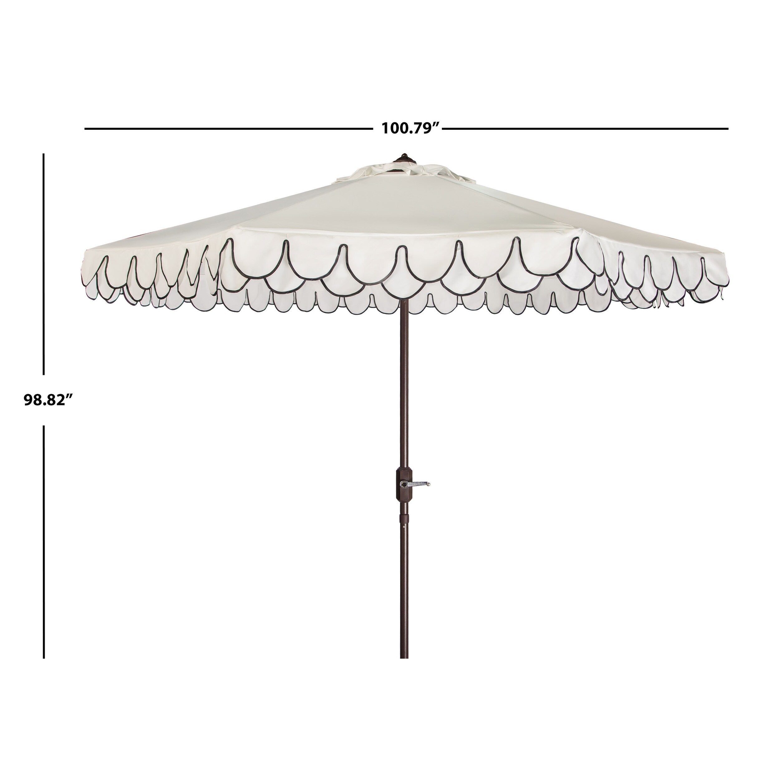 Parasol élégant SAFAVIEH Gebbine de 9 pieds