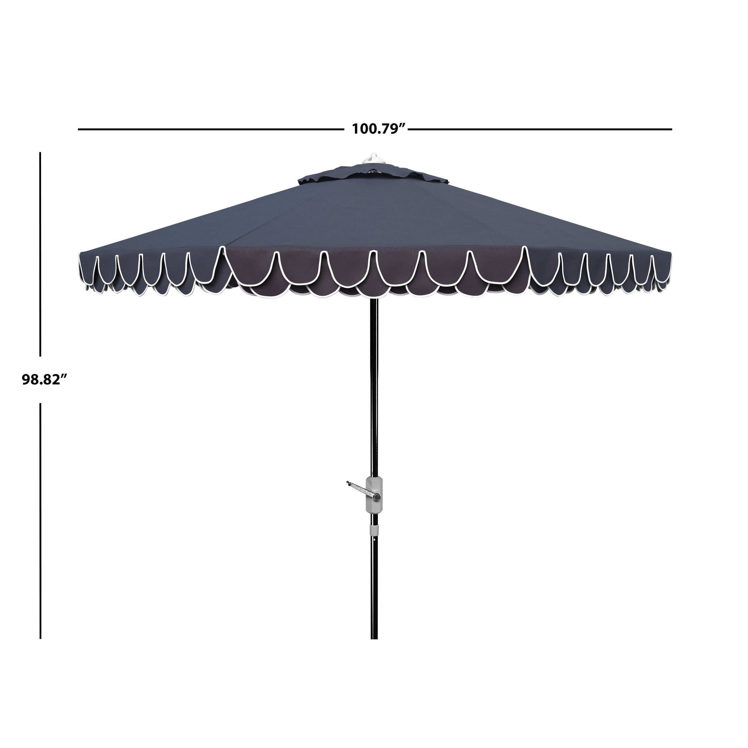 Parasol élégant SAFAVIEH Gebbine de 9 pieds