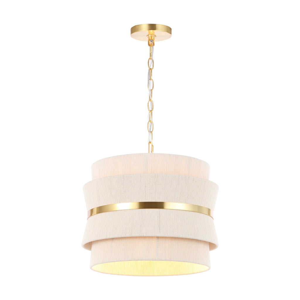 SAFAVIEH Oprea Suspension réglable à 3 lumières (ampoules LED incluses) - 16 x 16 x 16,5-72,5