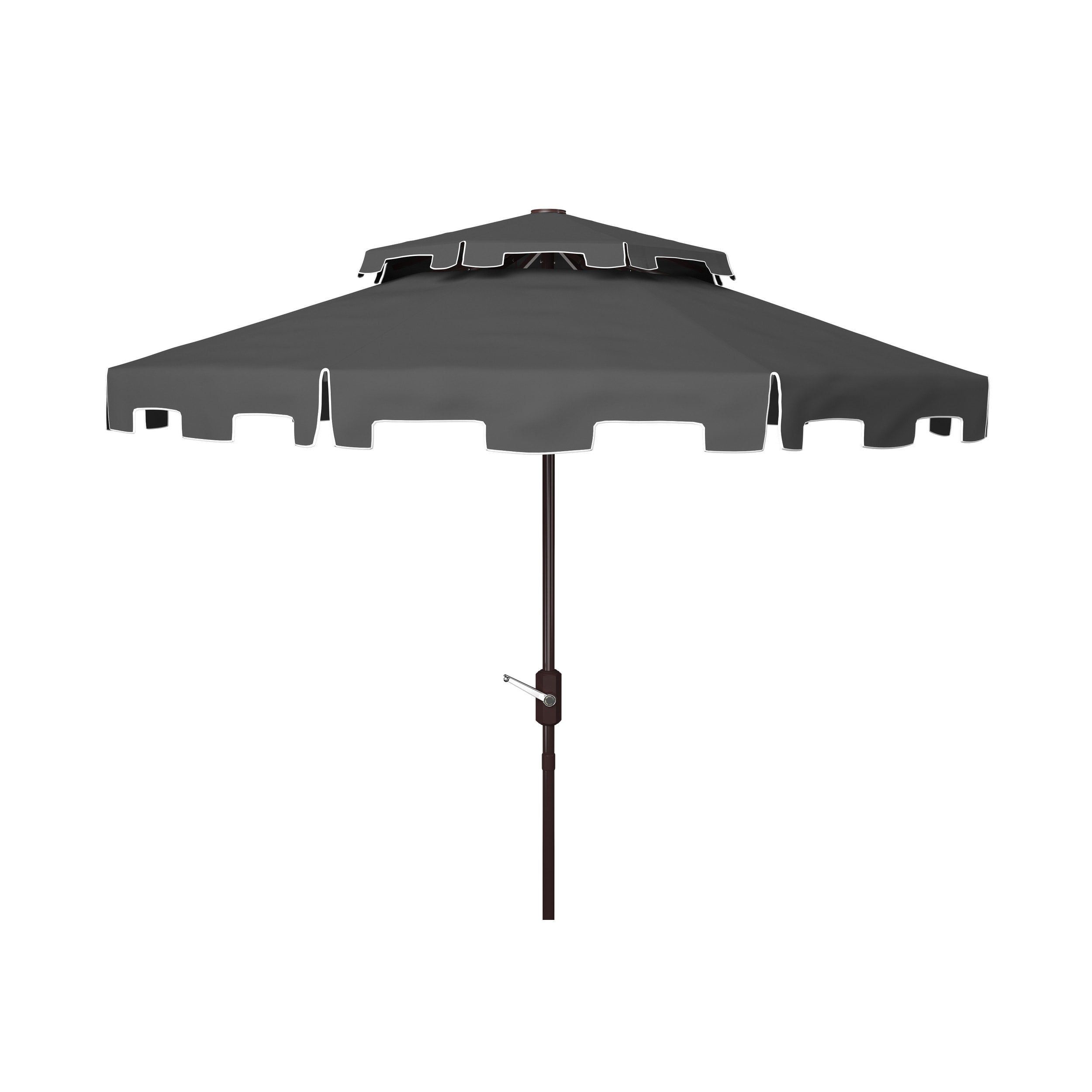Parasol de marché double SAFAVIEH Outdoor Livia 9 pieds, base non incluse