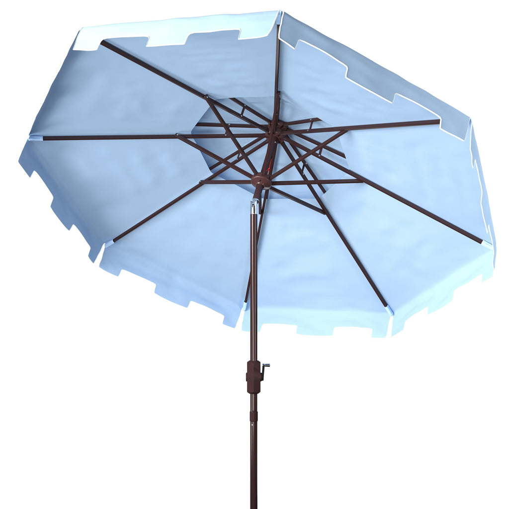 Parasol de marché double SAFAVIEH Outdoor Livia 9 pieds, base non incluse