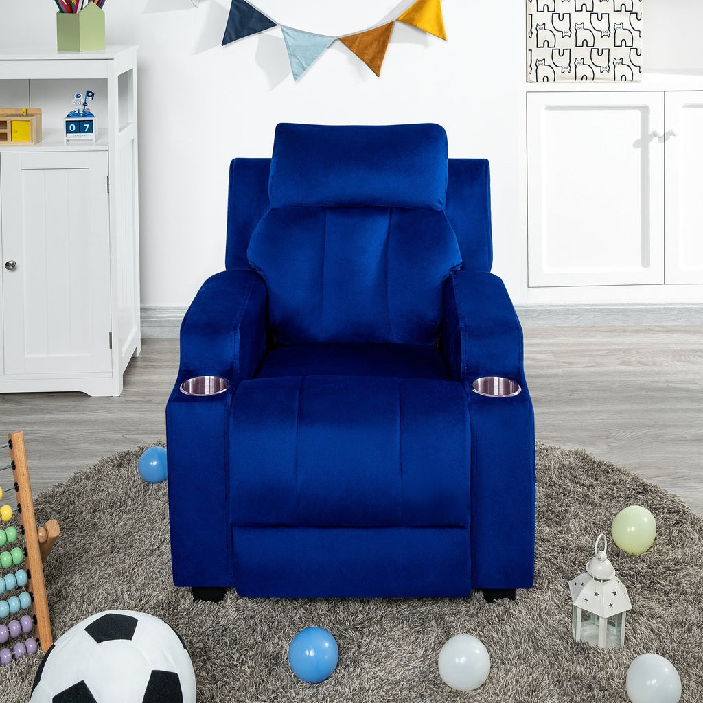 Sièges magiques pour princesses super-héros, fauteuil inclinable super luxueux pour enfants avec repose-pieds, appui-tête et 2 porte-gobelets