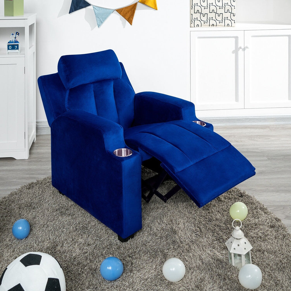 Sièges magiques pour princesses super-héros, fauteuil inclinable super luxueux pour enfants avec repose-pieds, appui-tête et 2 porte-gobelets